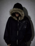 Frostbite Faux Fur-Trim Zip Hoodie